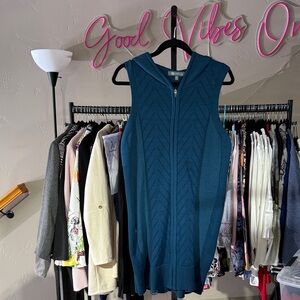 Title Nine Blue Knit Sweater Vest